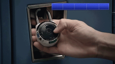 1600萬種密碼組合，科技感十足的觸控密碼鎖