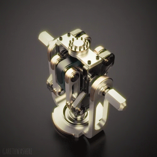 美的不同尋常的機械動圖，壓鑄廠家應該收藏一下